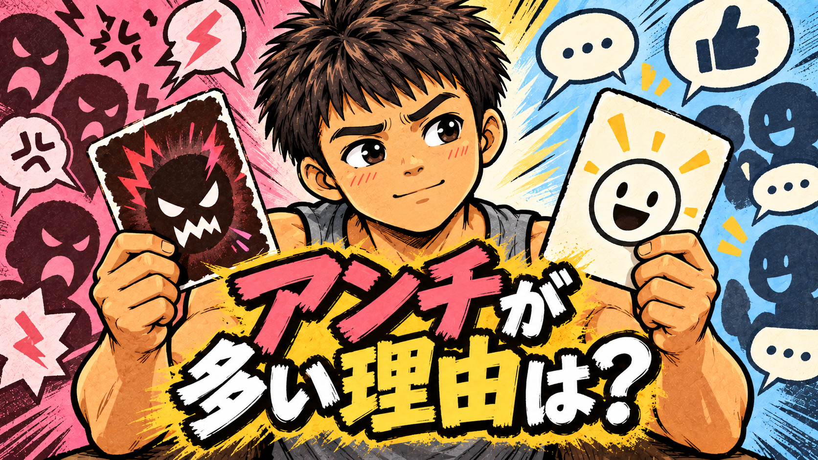 堀大輔への批判と誹謗中傷を分けて確認するオリジナルイラスト