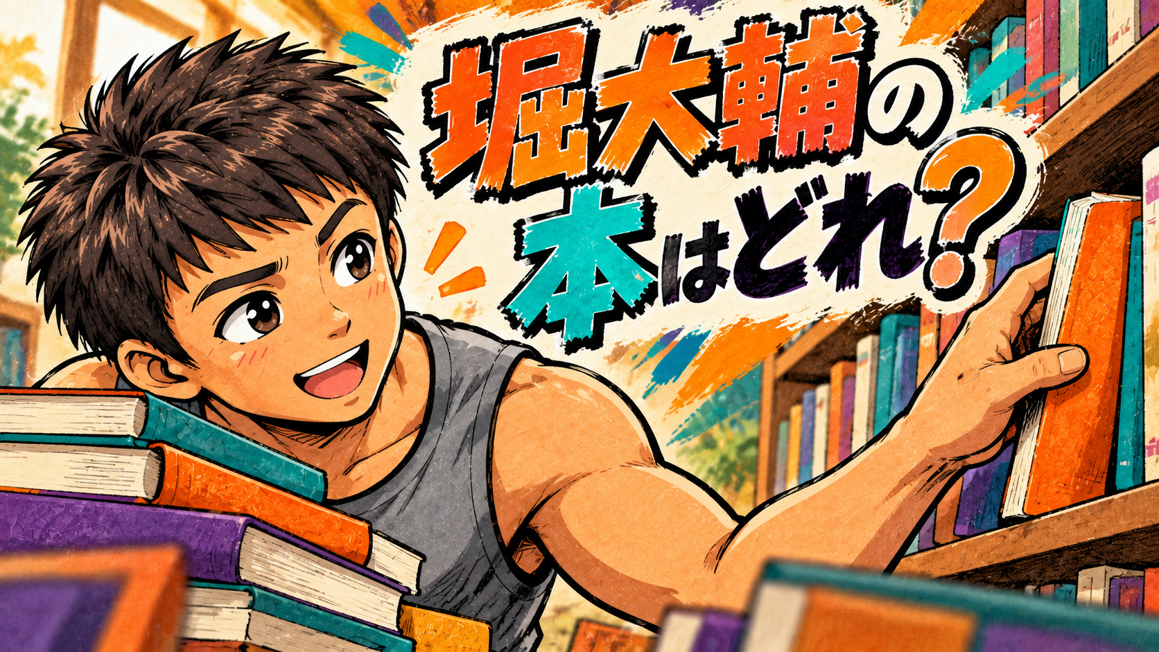 堀大輔さんの睡眠関連書籍と内容を確認するオリジナルイラスト